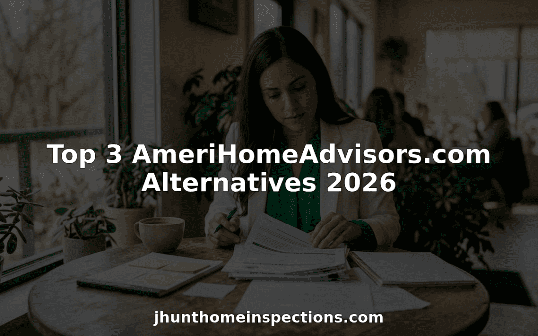Real estate agent reviewing home inspection reports