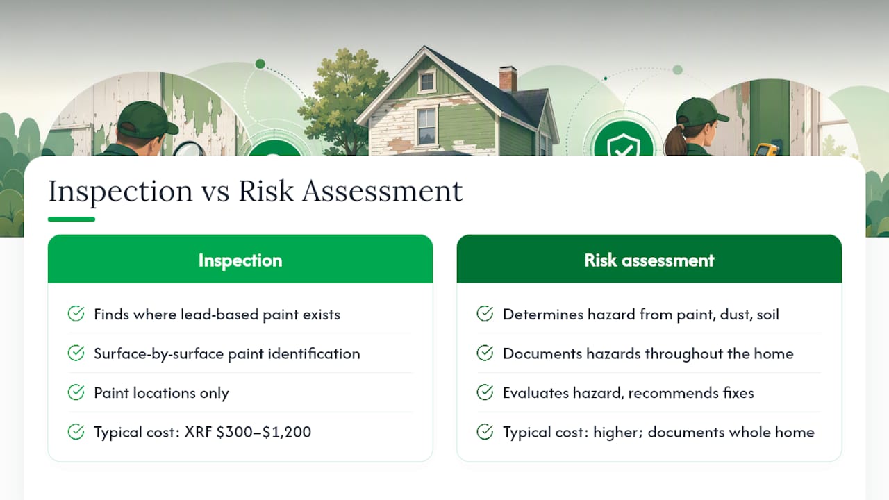 Frequently Asked Questions About Lead Paint Testing — overview diagram