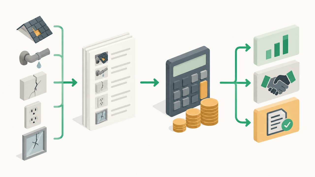 Inspection findings converted into financial decisions