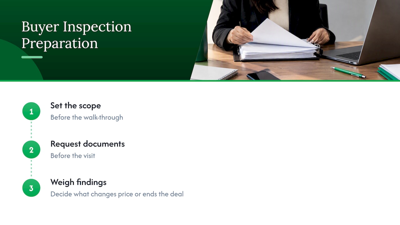 Our perspective: inspect the paperwork as hard as the building — overview diagram